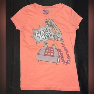 OLD NAVY Kids Coral Graphic Tee (S 6/7)